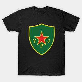 Kurdish Women's Defense Units YPJ Patch T-Shirt